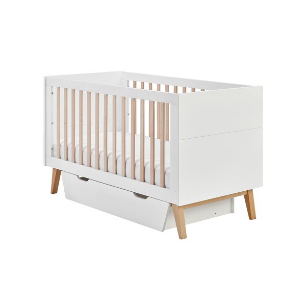 Bijela dječja ladica za ispod kreveta 70x140 cm Swing – Pinio-image-2