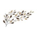 Bijelo-smeđi zidni ukras Mauro Ferretti Ramo, širina 115,5 cm