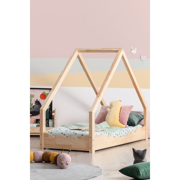 Dječji krevetić od borovine Adeko Loca Dork, 90 x 200 cm-image-1