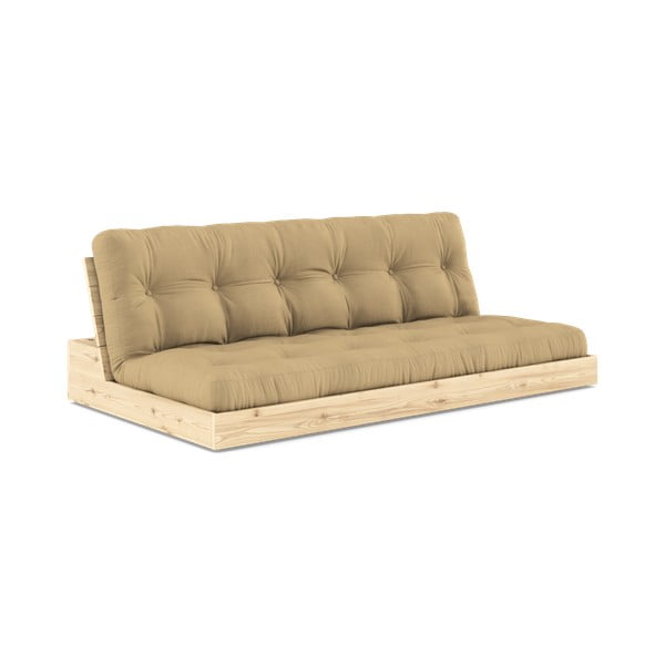 Senf žuta sklopiva sofa 196 cm Base – Karup Design