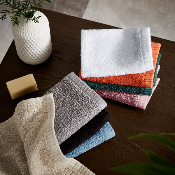 Bijeli brzosušeći pamučni ručnici u setu 4 kom 30x30 cm Quick Dry – Catherine Lansfield-image-3