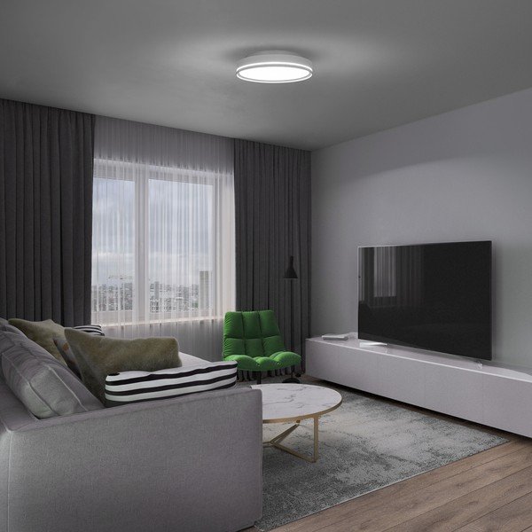 Bijela stropna svjetiljka SULION Orion, ø 40 cm-image-4