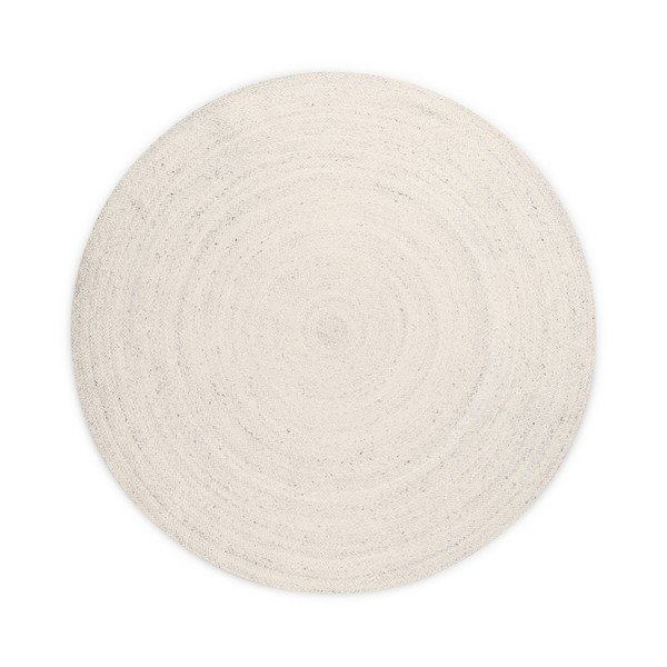 Krem obostrani/ručno rađen juten okrugao tepih ø 200 cm Braided – Hanse Home