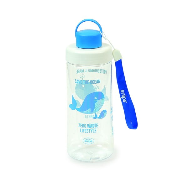 Plava boca za vodu Snips Whale, 500 ml