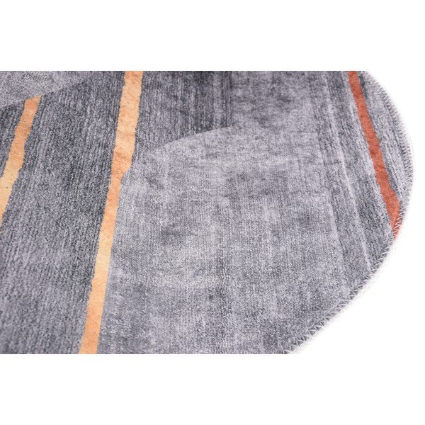 Sivi perivi tepih 120x180 cm Oval – Vitaus-image-2