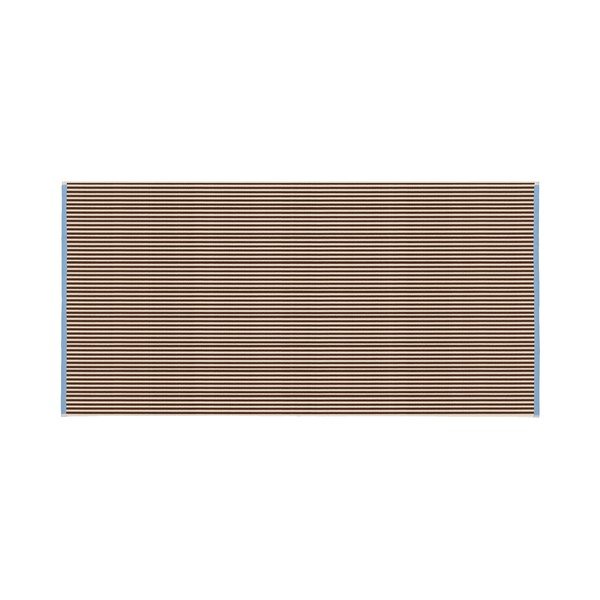 Smeđi/krem pamučan ručnik od frotira 70x140 cm Gobo – noo.ma-image-2