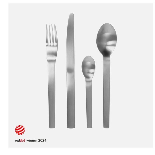 Pribor 24 kom od nehrđajućeg čelika u srebrnoj boji Boldi – FABINI-image-4