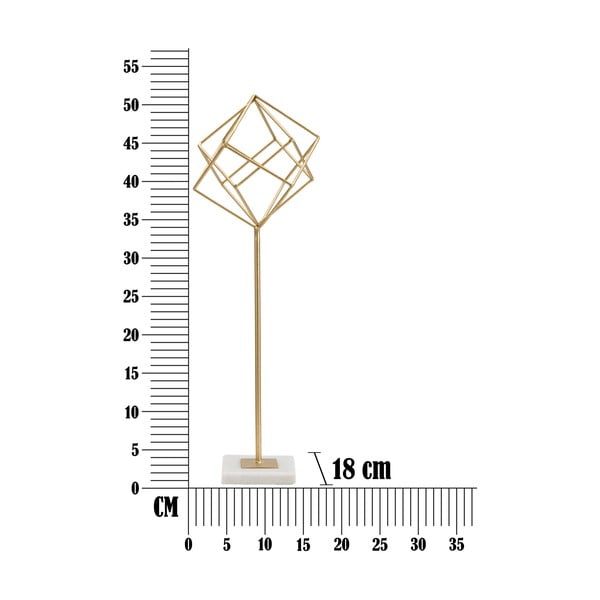 Statua u zlatnom dekoru Mauro Ferretti Cube-image-2