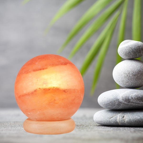 Narančasta solna lampa, visina 16 cm Sally - LAMKUR-image-1