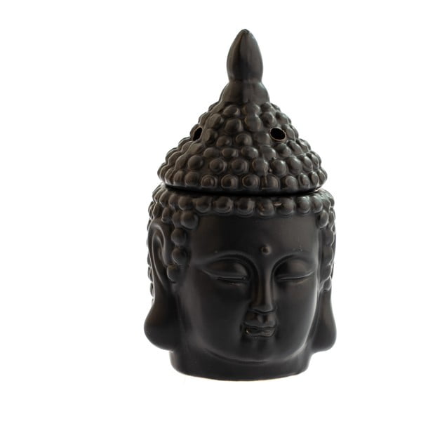 Crna keramička aroma lampa Dakls Buddha