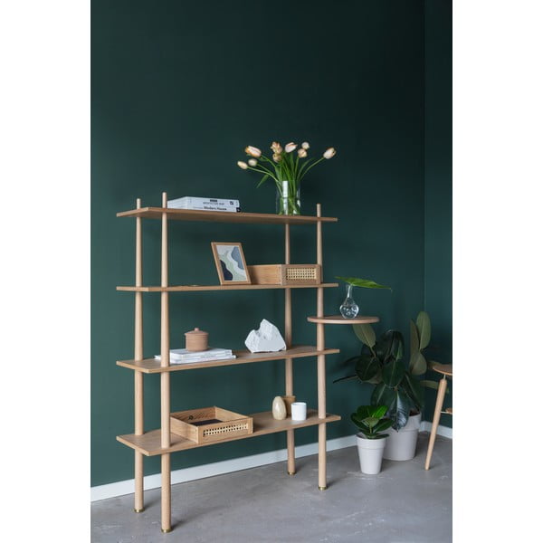 Modularni sustav polica u dekoru hrasta u prirodnoj boji 110x148 cm Stories – UMAGE-image-4