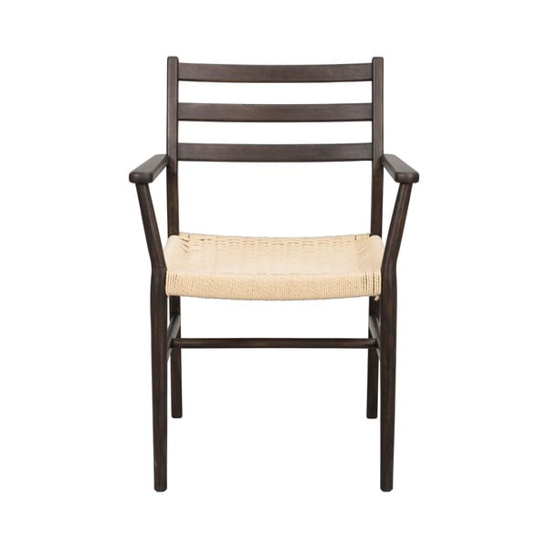 Blagovaonska stolica u prirodnoj boji/tamno smeđa Harlan – Rowico-image-2