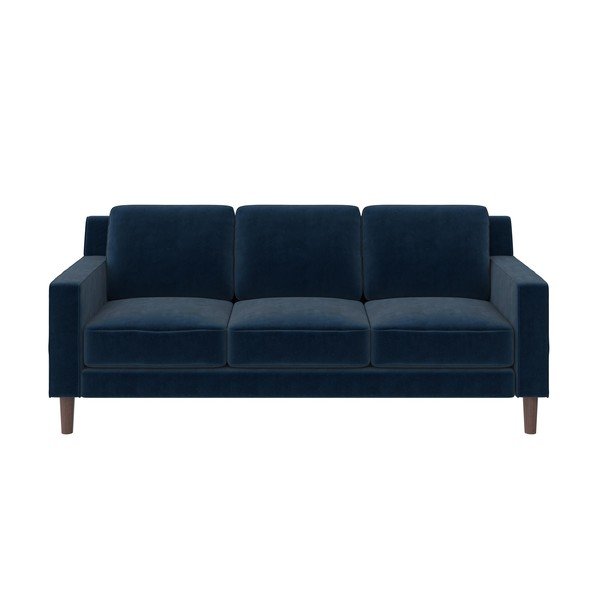 Plava baršunasti sofa 83 cm Brynn – Støraa
