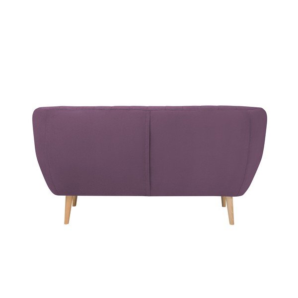 Sofa od ljubičastog baršuna Mazzini Sofas Sardaigne, 158 cm-image-3