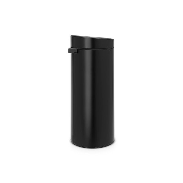 Mat crna željezna kanta za smeće na dodir 30 l Touch Bin – Brabantia-image-3
