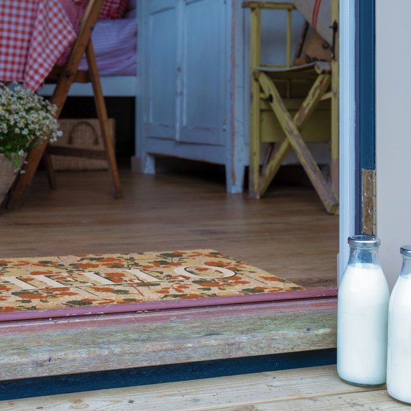 Otirač od kokosovih vlakana 40x60 cm Hello Floral – Artsy Doormats-image-4