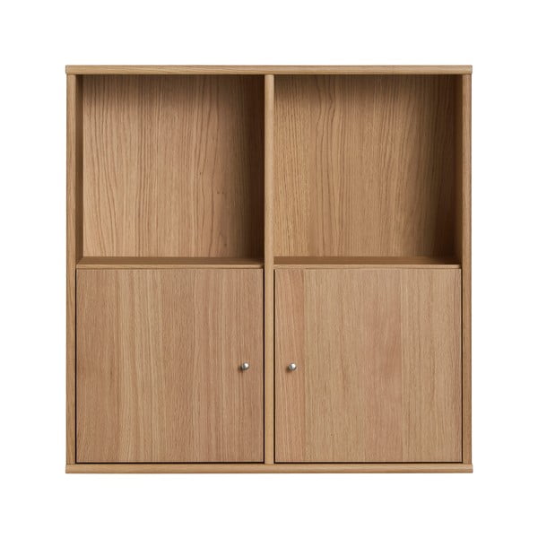 Viseća biblioteka u dekoru hrasta u prirodnoj boji 70x70 cm Mistral – Hammel Furniture