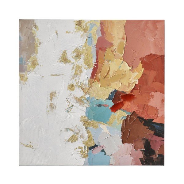 Tiskana/s ručno oslikanim elementima slika na platnu 80x80 cm Crown – Bizzotto