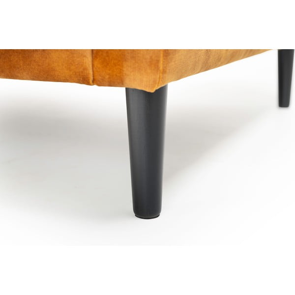 Žuti tabure s baršunastom površinom Scandic Adagio-image-3