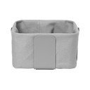 Svijetlo siva tekstilna košara za kruh Blomus Bread, 20 x 20 cm