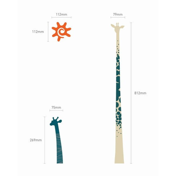 Zidna naljepnica Giraffe Queen of the Savannah-image-2