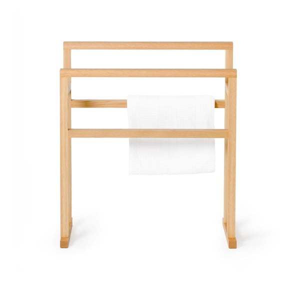 Stalak za ručnike od hrastovog drveta Wireworks Mezza Grande-image-1