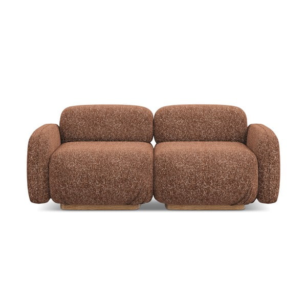 Narančasta/smeđa sofa 190 cm Ailani – Makamii