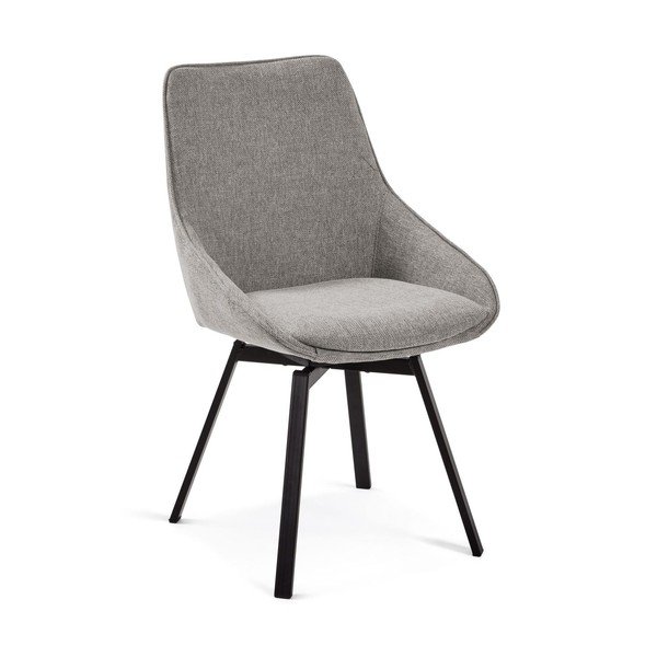 Siva blagovaonska stolica Jenna – Kave Home