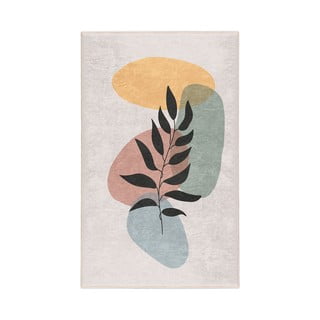Krem perivi tepih 160x230 cm Illustrated Autumn – Mila Home
