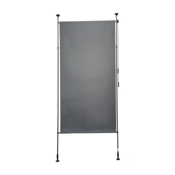 Sivi metalni/tekstilni balkonski zastor 120x225 cm – Garden Pleasure