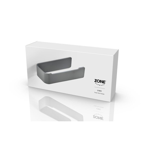 Sivi metalni zidni držač toaletnog papira Ume – Zone-image-2
