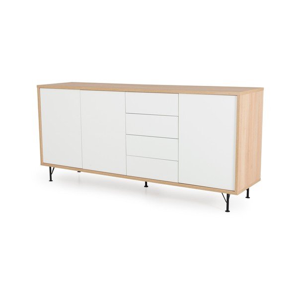 Bijela komoda Tenzo Flow, dužine 217 cm-image-1