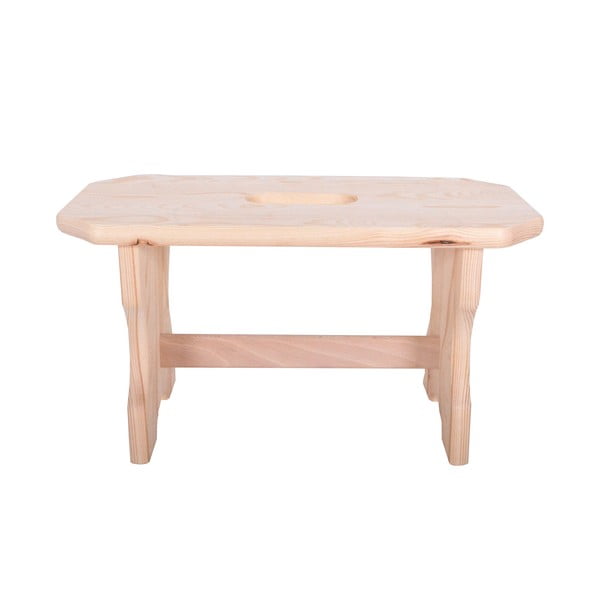 Stolac od masivnog bora u prirodnoj boji Forte – Rojaplast