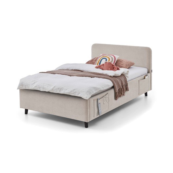 Bež dječji krevet s prostorom za odlaganje s podnicom 120x200 cm Cosy – Meise Möbel