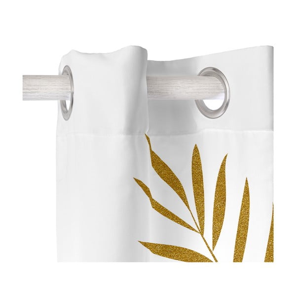 Bijela zavjesa 140x300 cm Foliage – Blanc-image-1