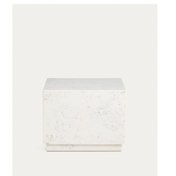 Mramorni pomoćni stol 50x50 cm Sorein – Kave Home-image-3