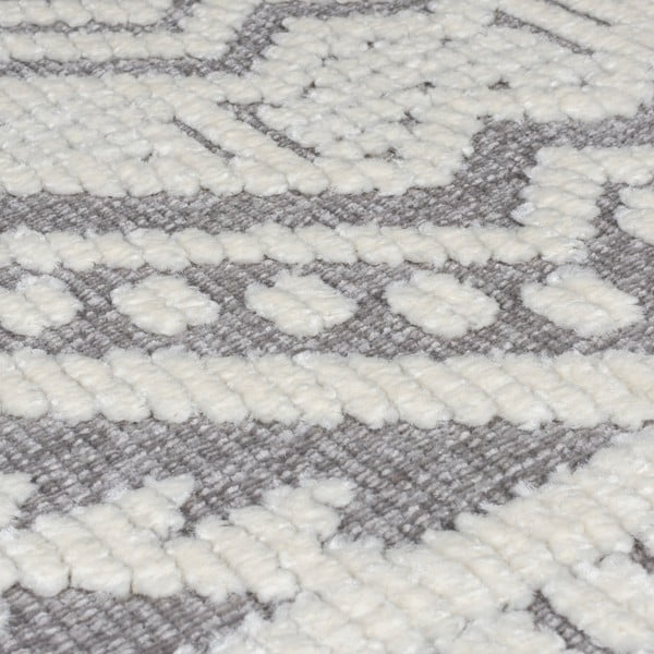 Siva perivia staza od šenila 60x240 cm Jaipur – Flair Rugs-image-3