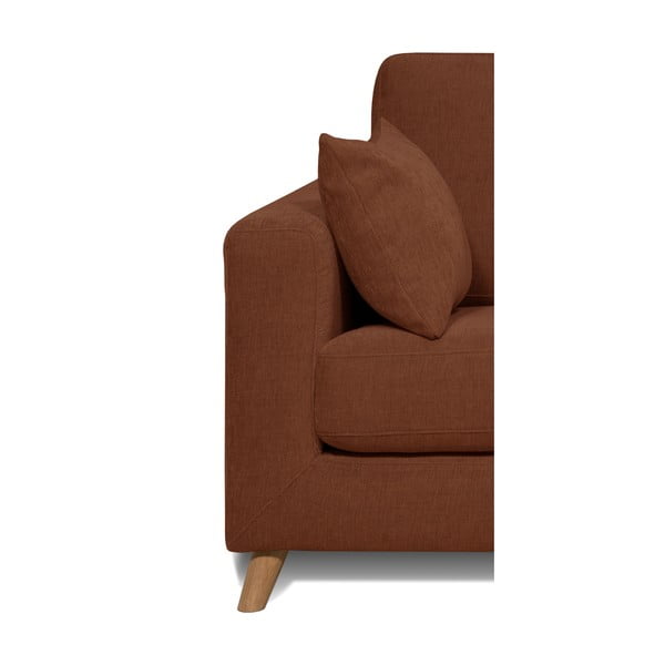 Tamno narančasta sofa 157 cm Faria - Scandic-image-3
