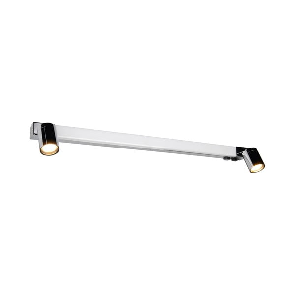 LED zidna lampa u sjajno srebrnoj boji Enrico – Trio