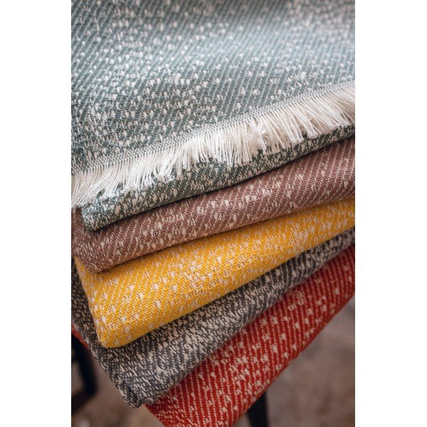 Rozi pokrivač s udjelom pamuka Euromant Dotty Diamond, 140 x 180 cm-image-3