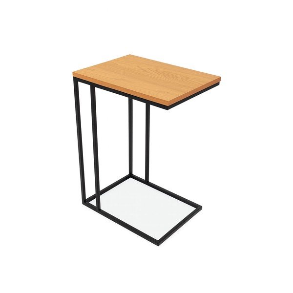 Pomoćni stol u dekoru hrasta 50x35 cm Cesura – Unique Furniture