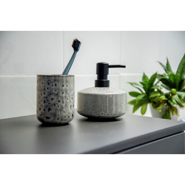 Siva keramička kupaonska čaša Wenko Oviedo-image-4