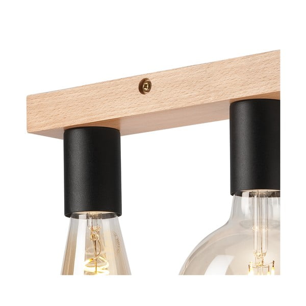 Stropno svjetlo crne-prirodne boje - LAMKUR-image-3