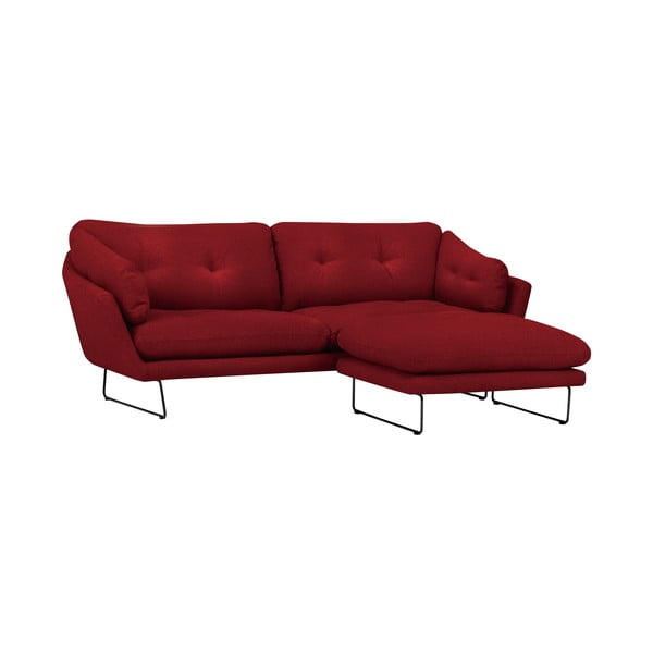Set crvene sofe i taburea Windsor & Co Sofas Comet-image-1