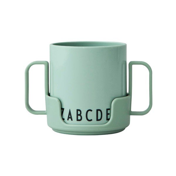 Zelena dječja šalica Design Letters Eat & Learn-image-3