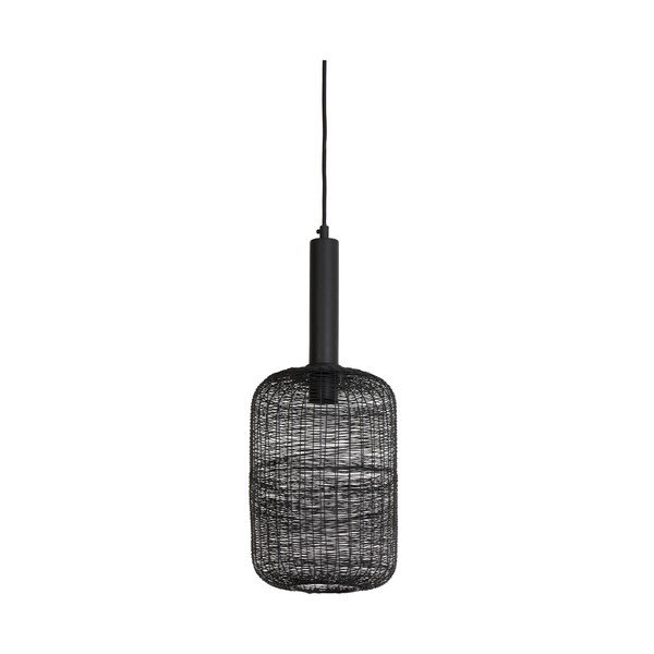 Crna stropna lampa ø 22 cm Lekang - Light & Living
