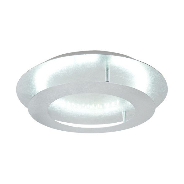 LED stropna svjetiljka u srebrnoj boji s metalnim sjenilom 40x40 cm Merle – Candellux Lighting