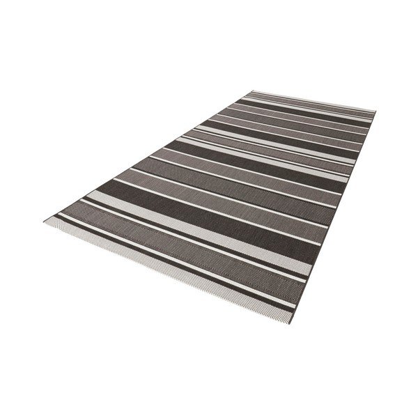 Crni vanjski tepih NORTHRUGS Strap, 80 x 200 cm-image-1