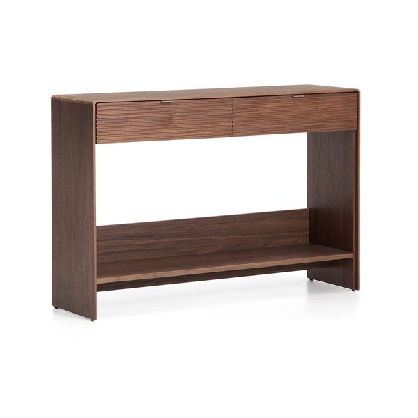 Komoda u dekoru oraha u tamnoj prirodnoj boji 120x81x35 cm Norlen – Kave Home