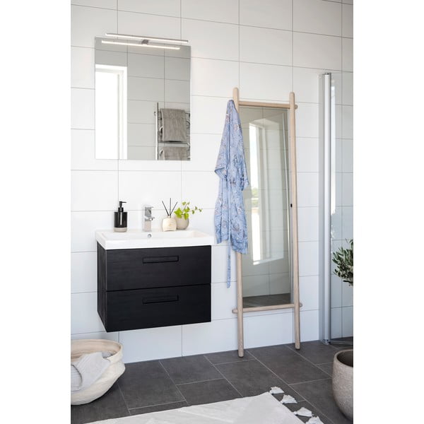 Ogledalo s drvenim okvirom 52x180 cm Milford - Rowico-image-2